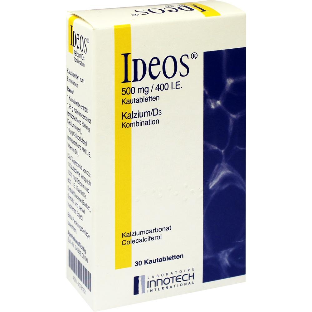 IDEOS 500 mg/400 I.E. Kautabletten