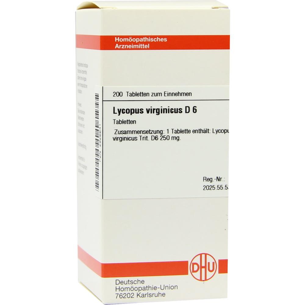 LYCOPUS VIRGINICUS D 6 Tabletten