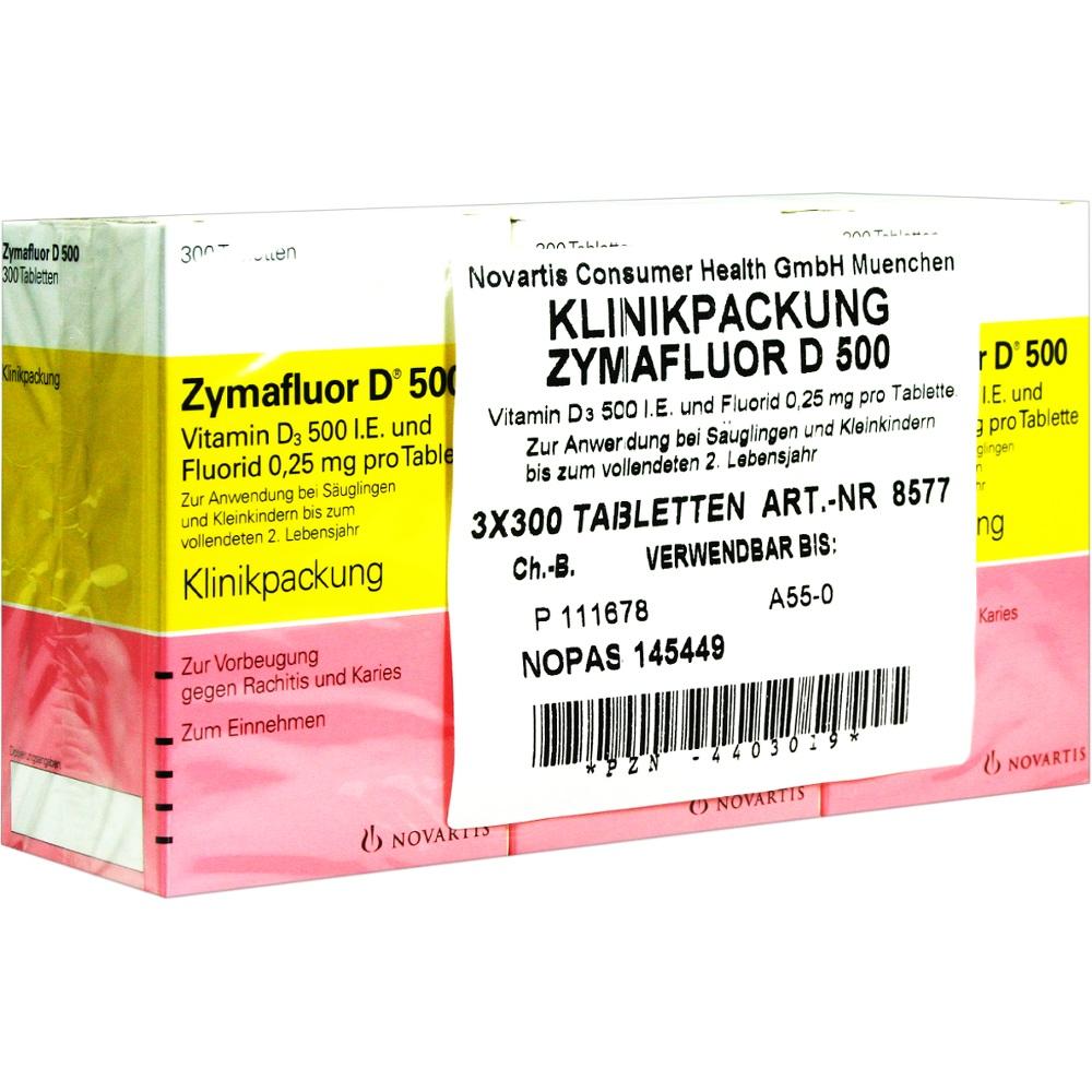 ZYMAFLUOR D 500 Tabletten