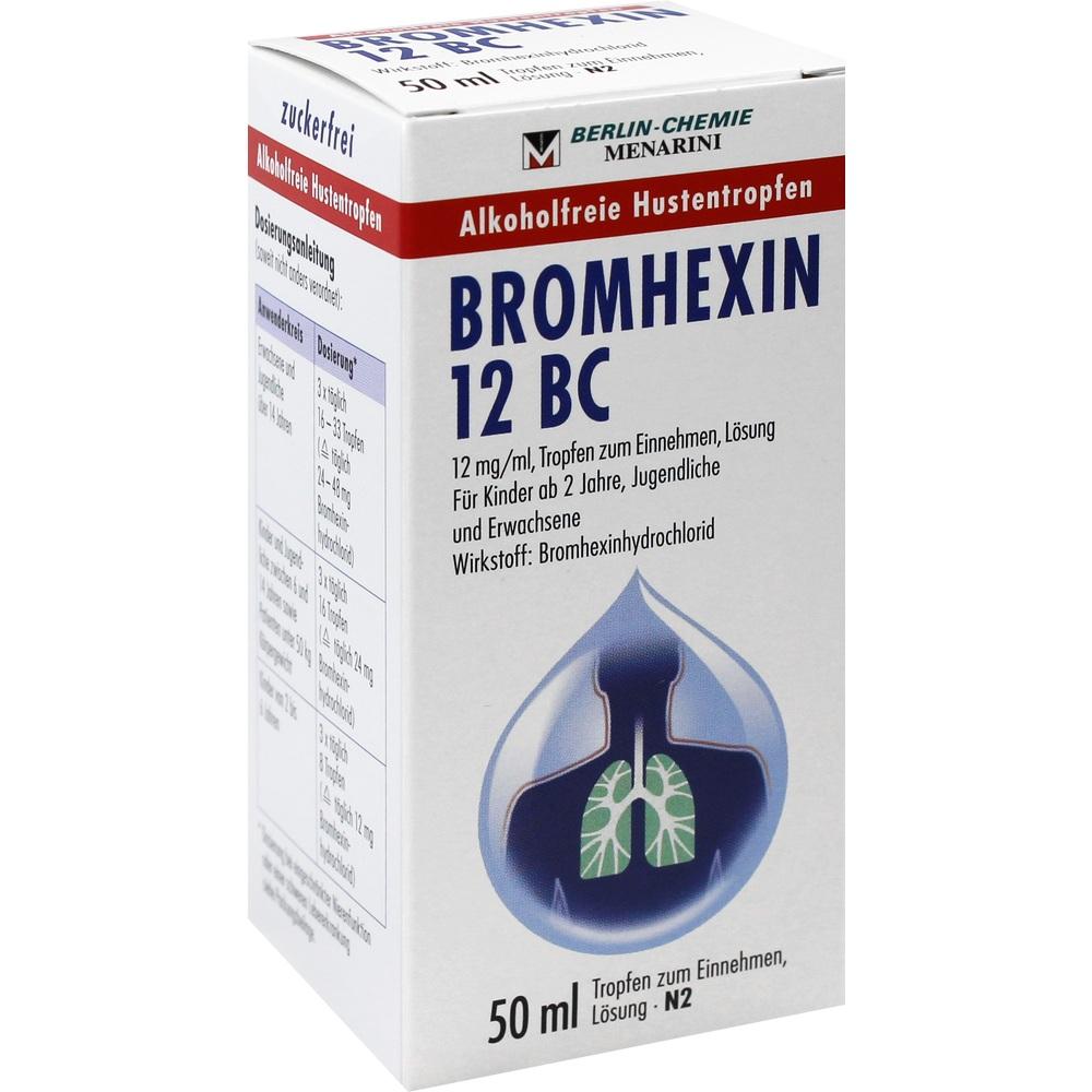 BROMHEXIN 12 BC Tropfen zum Einnehmen