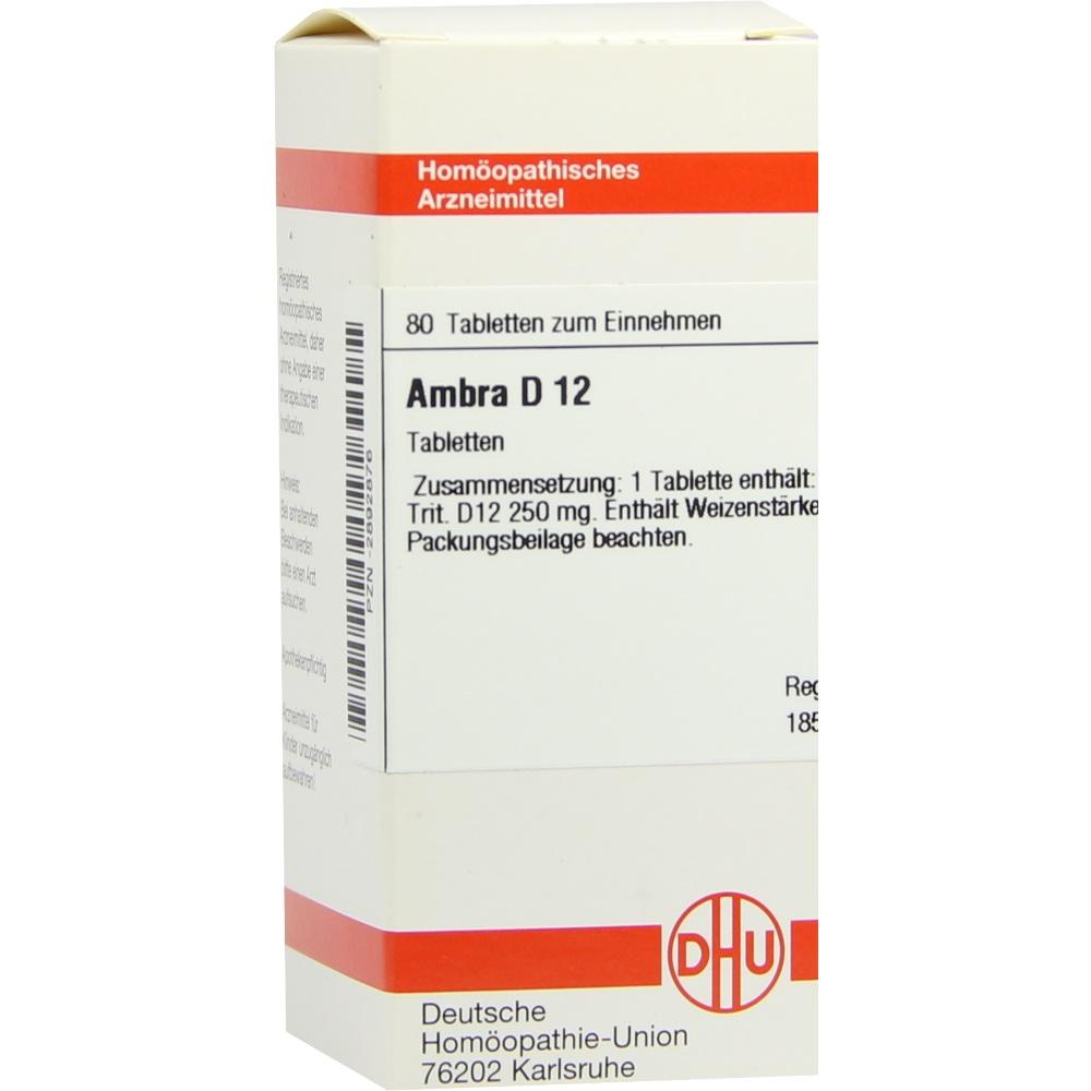 AMBRA D 12 Tabletten