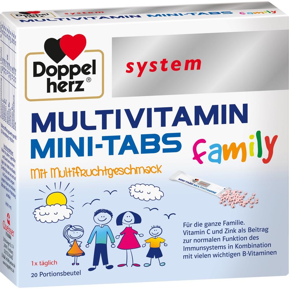 DOPPELHERZ Multivitamin Mini-Tabs family system