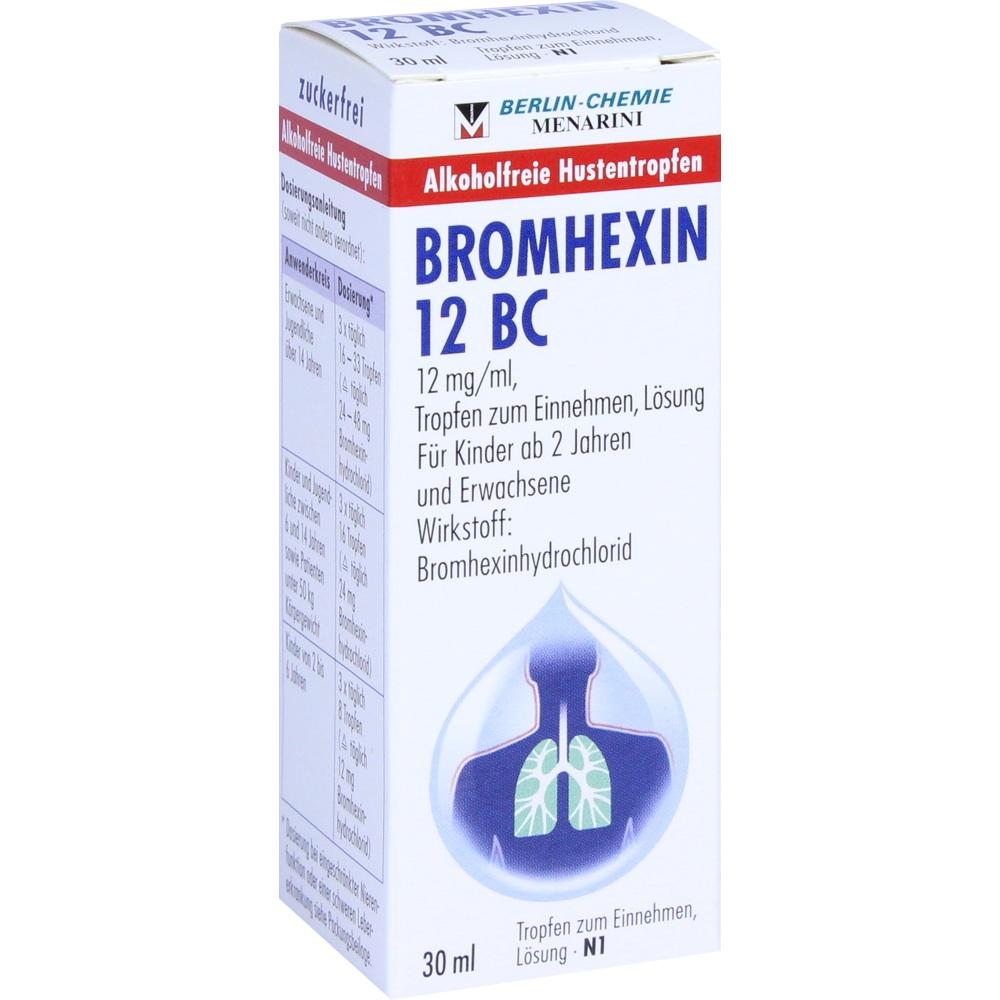 BROMHEXIN 12 BC Tropfen zum Einnehmen