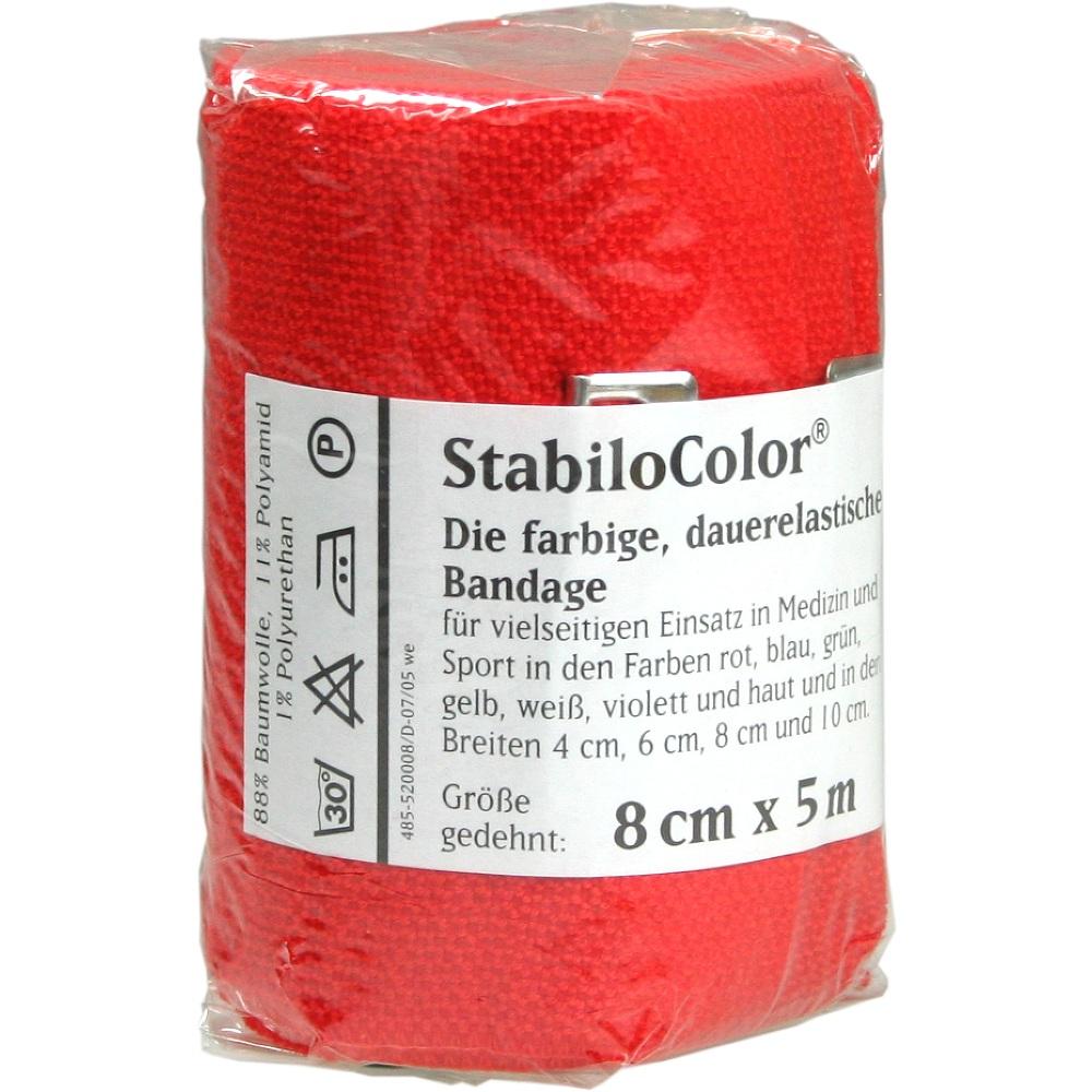 BORT StabiloColor Binde 8 cm rot