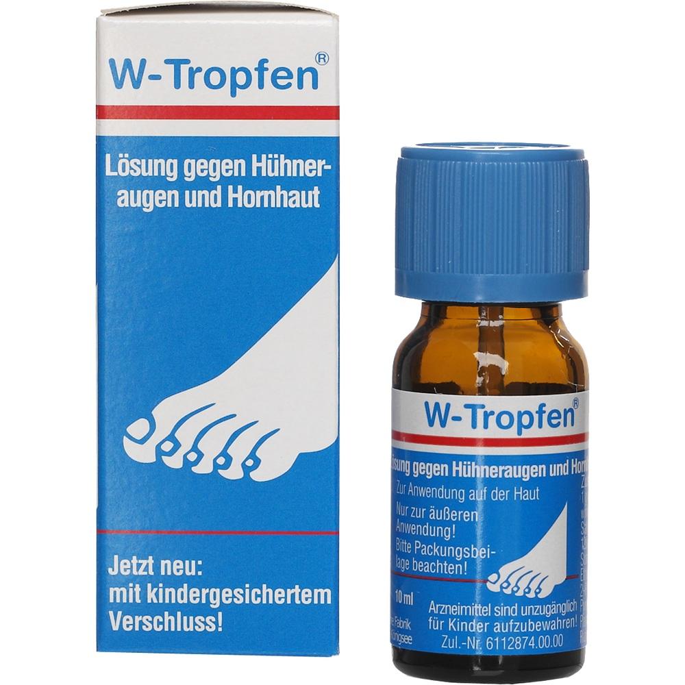 W-TROPFEN Lösung gegen Hühneraugen+Hornhaut