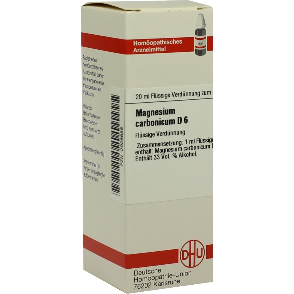 MAGNESIUM CARBONICUM D 6 Dilution