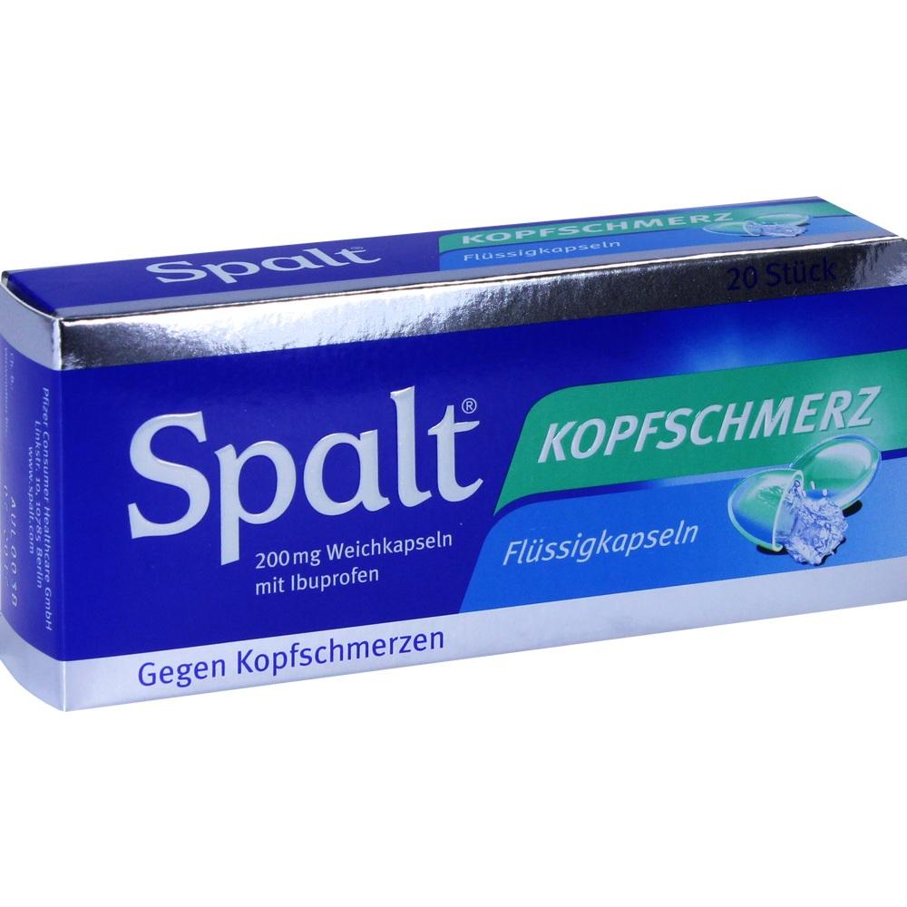 SPALT Kopfschmerz Weichkapseln