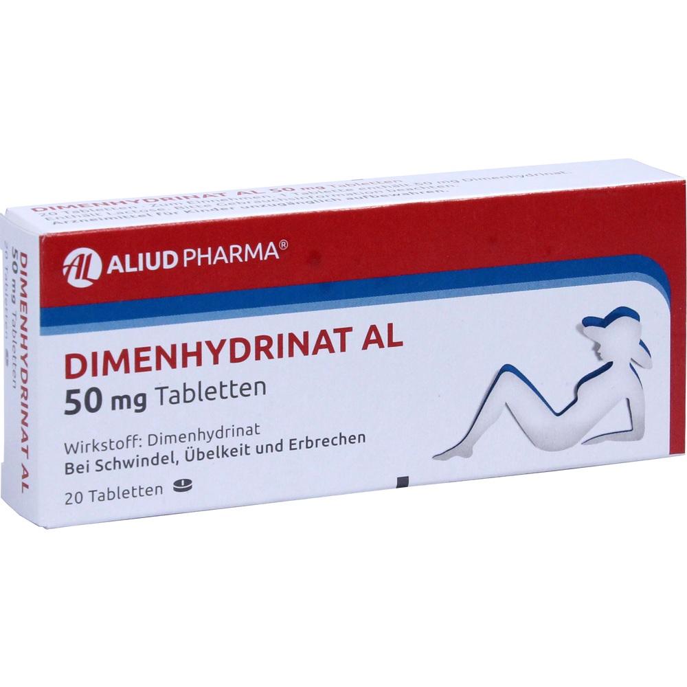 DIMENHYDRINAT AL 50 mg Tabletten